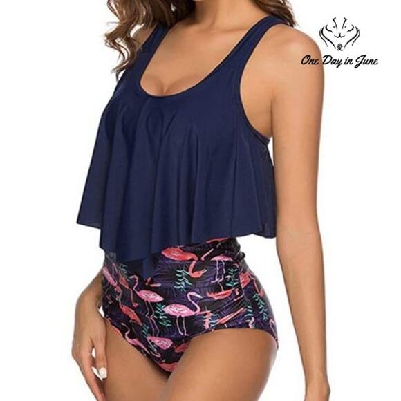 Adisputent High Waist Flounce Bikini Size XXL - Picture 1 of 5